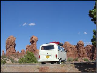 The bus, doing a little site seeing