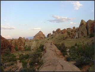 Brian, pondering Landscape Arch