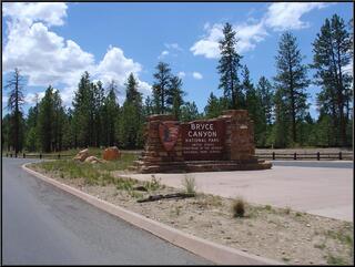 ...the Bryce National Park Entrance