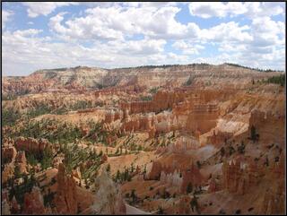 Looking down from Sunset Point, into the Bryce Amphitheater