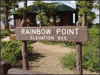 End of the road, Rainbow point lookout