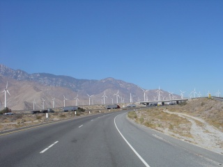 Windmills and trucks