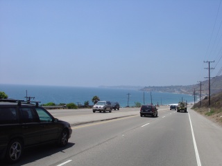 Starting up Highway 1, just north of Malibu