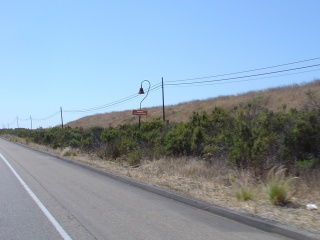 Antique self illuminating sign posts