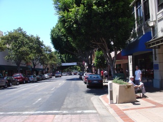 Main Street in pleasant San Luis Obispo