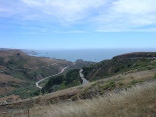 The meandering northern California Highway One
