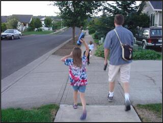 Off to the park