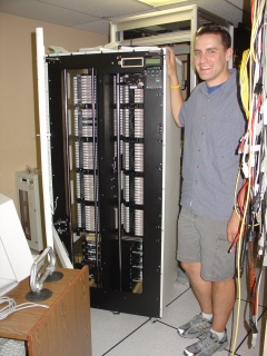A 700 tape backup jukebox. How cool is that?