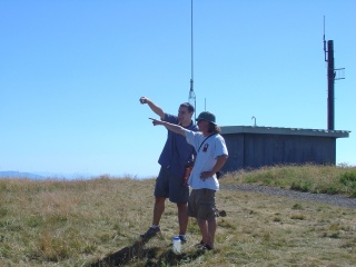 Todd and Brian in a not even vaguely posed completely impromptu snapshot