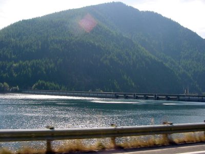 The Detroit Lake dam