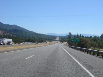 The ever popular exit to Hugo, between Roseburg and Grants Pass