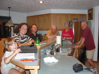 Brian's cousins all...Rylie, Laura, Mikah, John, Bev and Brad