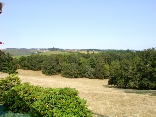 The northeast view from the house on the hill