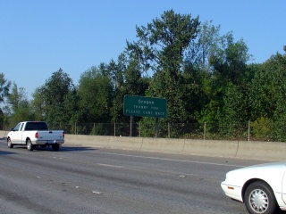 Washington couldn't find the time to welcome us, but Oregon did say goodbye