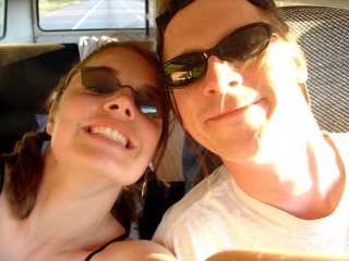 The ever popular, ever safe, driving couple shot
