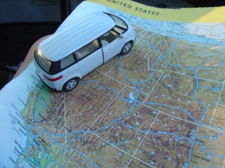 Today's drive, in the new van