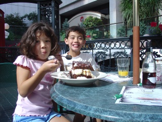 The kids score with a monster truck dessert
