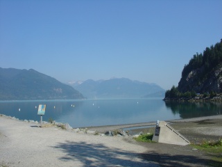 Just before leaving Horshoe Bay up to Whistler