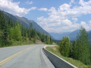 A beautiful valley past Whistler, toward Cache Creek