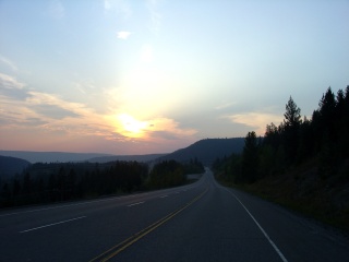 Cool old sunset