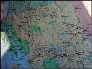 Today's potential, from Prince George toward Watson Lake