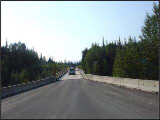 At least half of the Cassiar bridges are still one lane