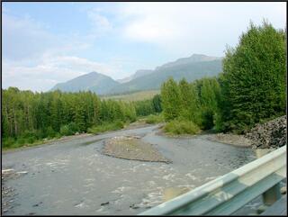 Theresa loves those braided rivers