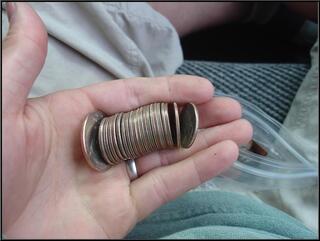 Ahhhh, we gather up our spare change and turn it into...