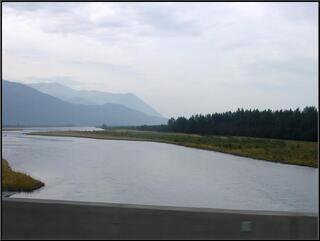 The Knik River from the bridge