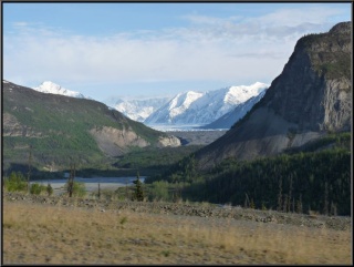 The back of Matanuska Glacier