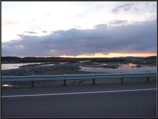 Sunset past Chistochina