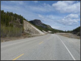 Road shot on the way to Watson Lake