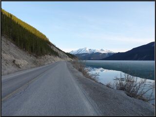 Ice on Muncho Lake