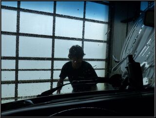 The dark and foreboding Hinton Car Wash