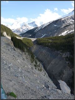 Gorge and mountains