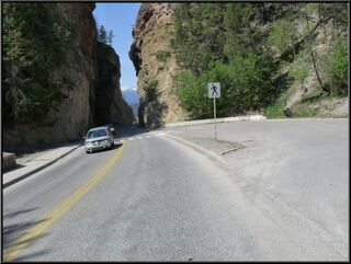 The notch in the road back to Radium