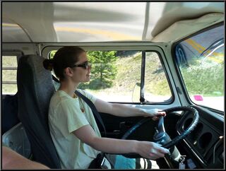 You know, you really cannot stop her from driving the bus
