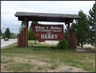 The cute little western town of Darby