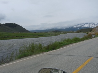 The Salmon River, running high and fast