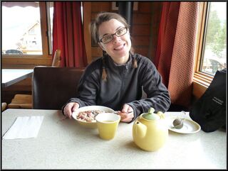 That is granola and tea
