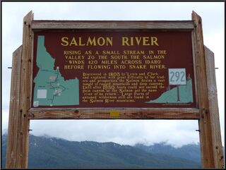 The Salmon River, we've spent two days with it