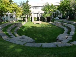 The college amphitheater, Brian thinks it was there when he was