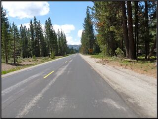 Another wonderful no shoulders and windy road
