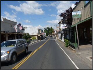 Perhaps the third time we drove through the same cute little town