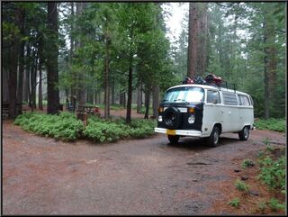 Morning in the nice but distant Hodgdon Meadows Campground