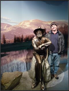 Brian and the curiously small John Muir