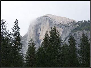 Half Dome in the distance