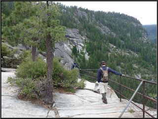 Brian heading down for a view