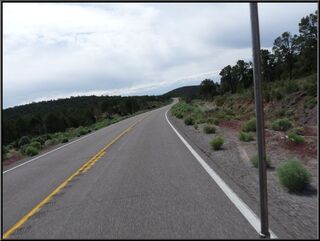 The roady up and out of Nevada