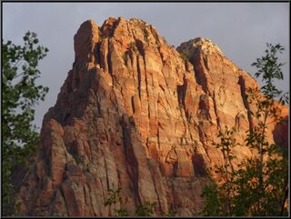 Watchman at sunset